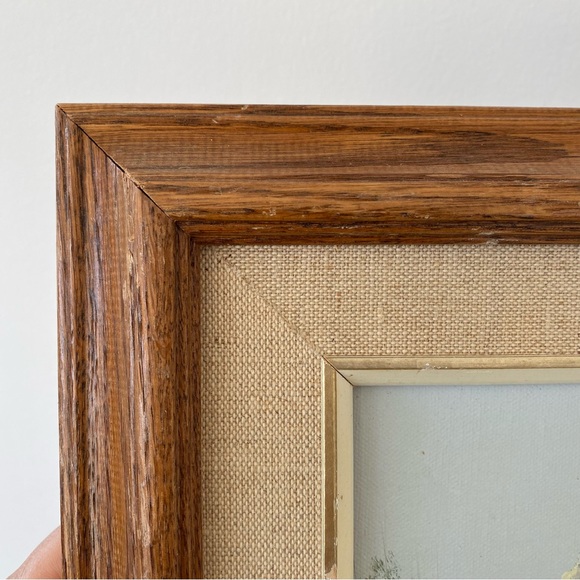 Rare Almon Baldwin(?) Signed Oil Painting Landscape Mountain Lake Nature - Picture 6 of 10